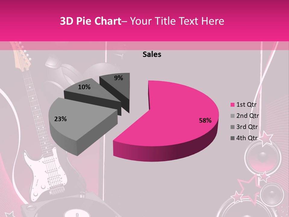 Bass Electro Vector PowerPoint Template