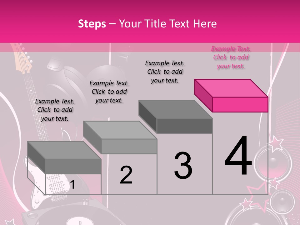 Bass Electro Vector PowerPoint Template
