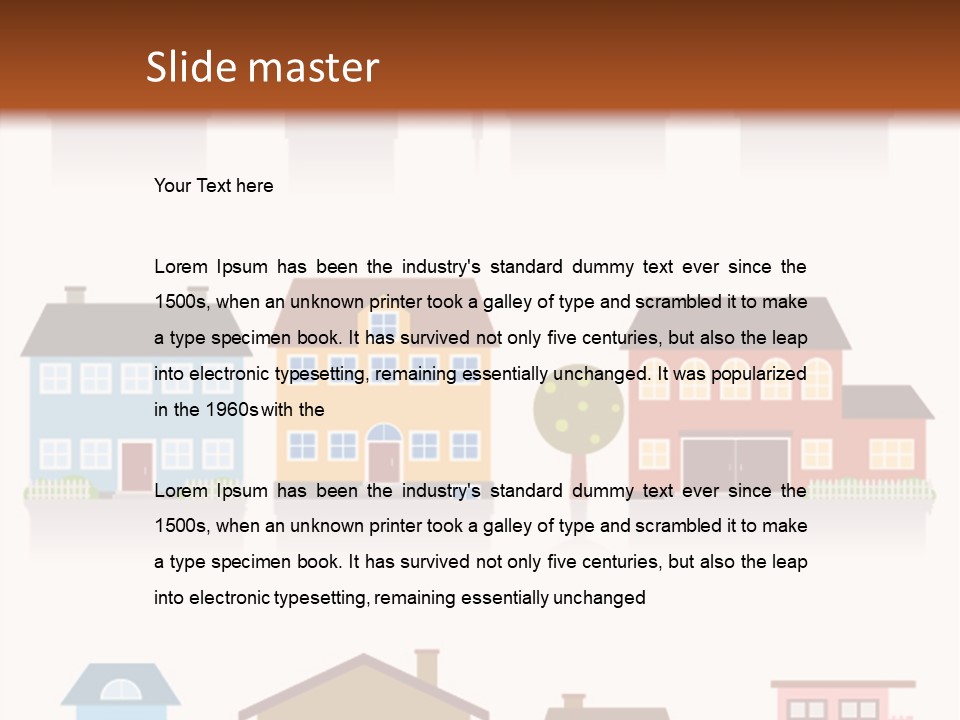 Apartment Architecture Home PowerPoint Template