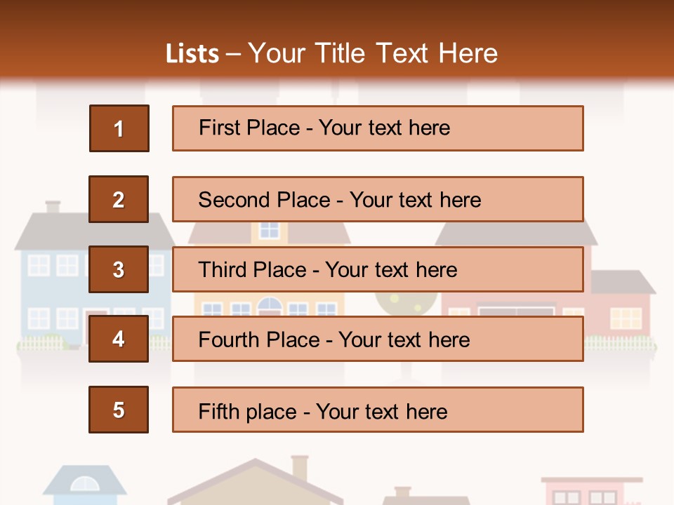 Apartment Architecture Home PowerPoint Template