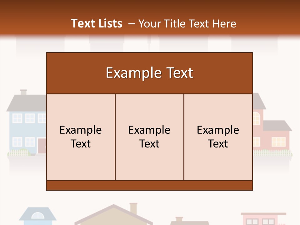 Apartment Architecture Home PowerPoint Template