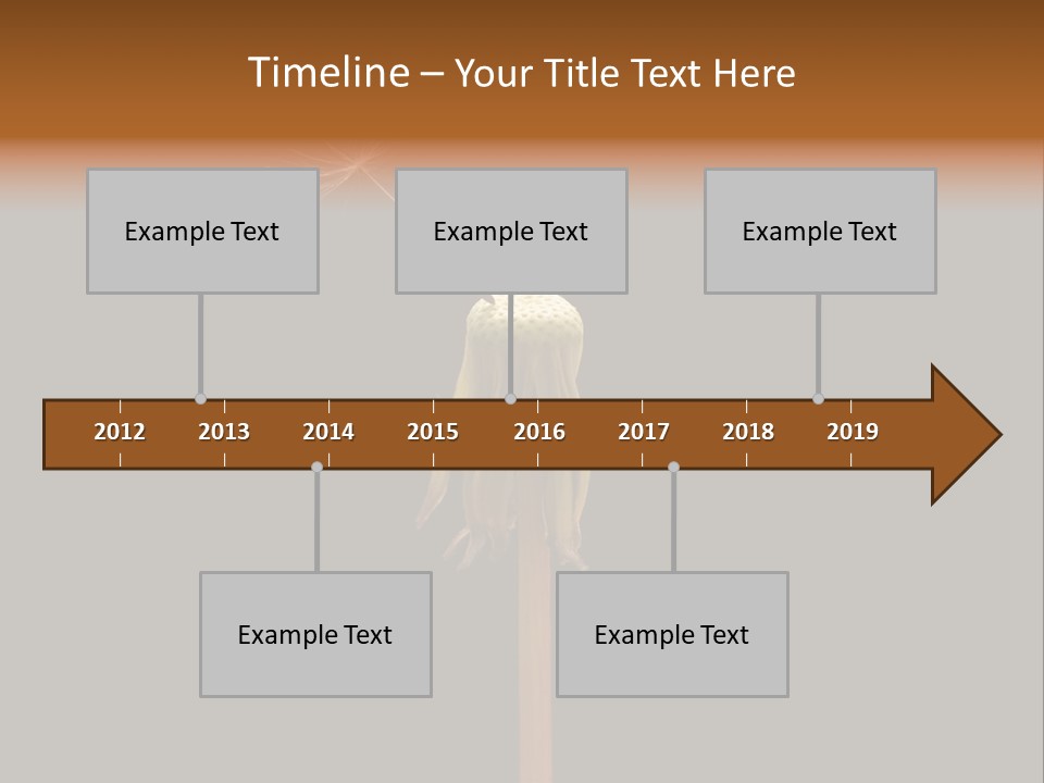 A Dandelion Powerpoint Presentation With A Black Background PowerPoint Template