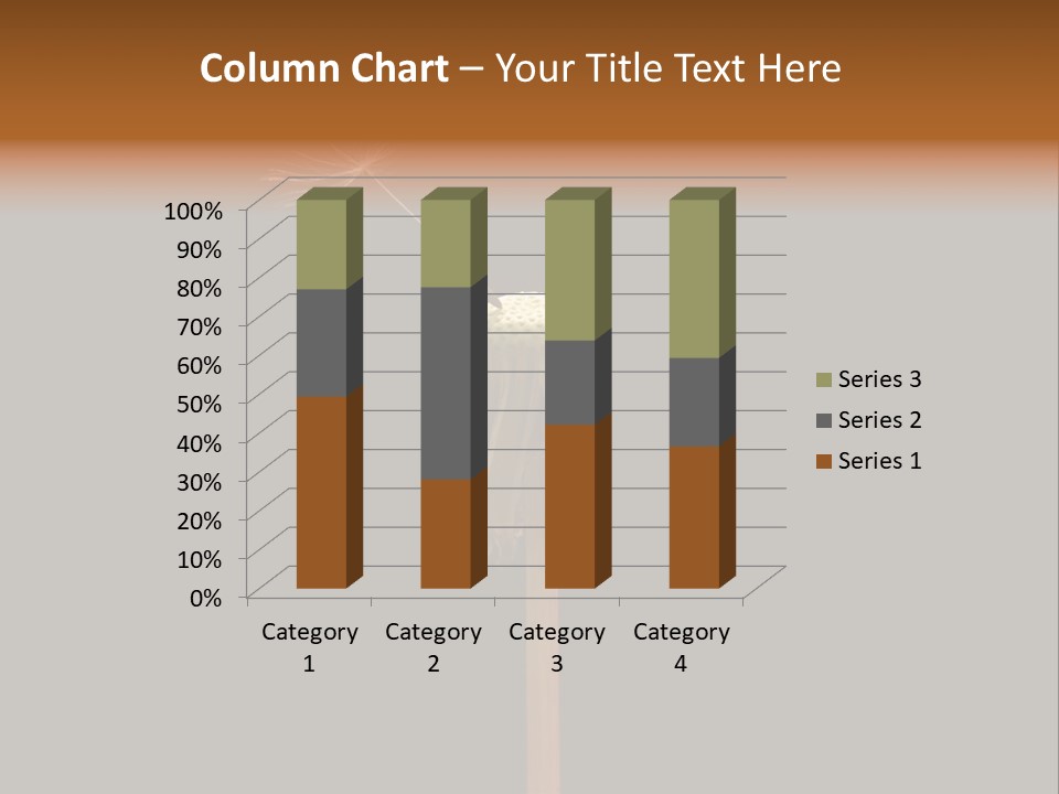 A Dandelion Powerpoint Presentation With A Black Background PowerPoint Template