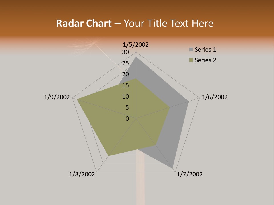 A Dandelion Powerpoint Presentation With A Black Background PowerPoint Template