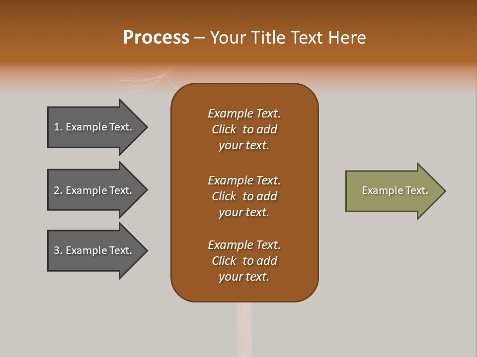 A Dandelion Powerpoint Presentation With A Black Background PowerPoint Template