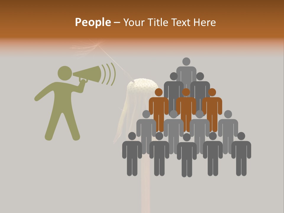 A Dandelion Powerpoint Presentation With A Black Background PowerPoint Template