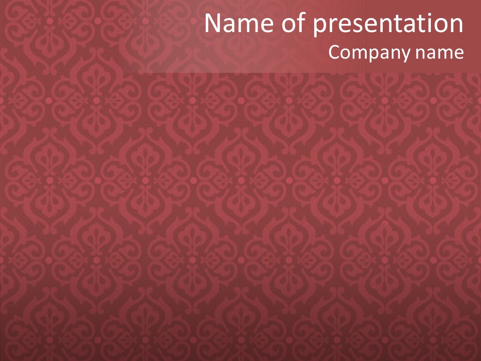 Style Seamless Islamic PowerPoint Template