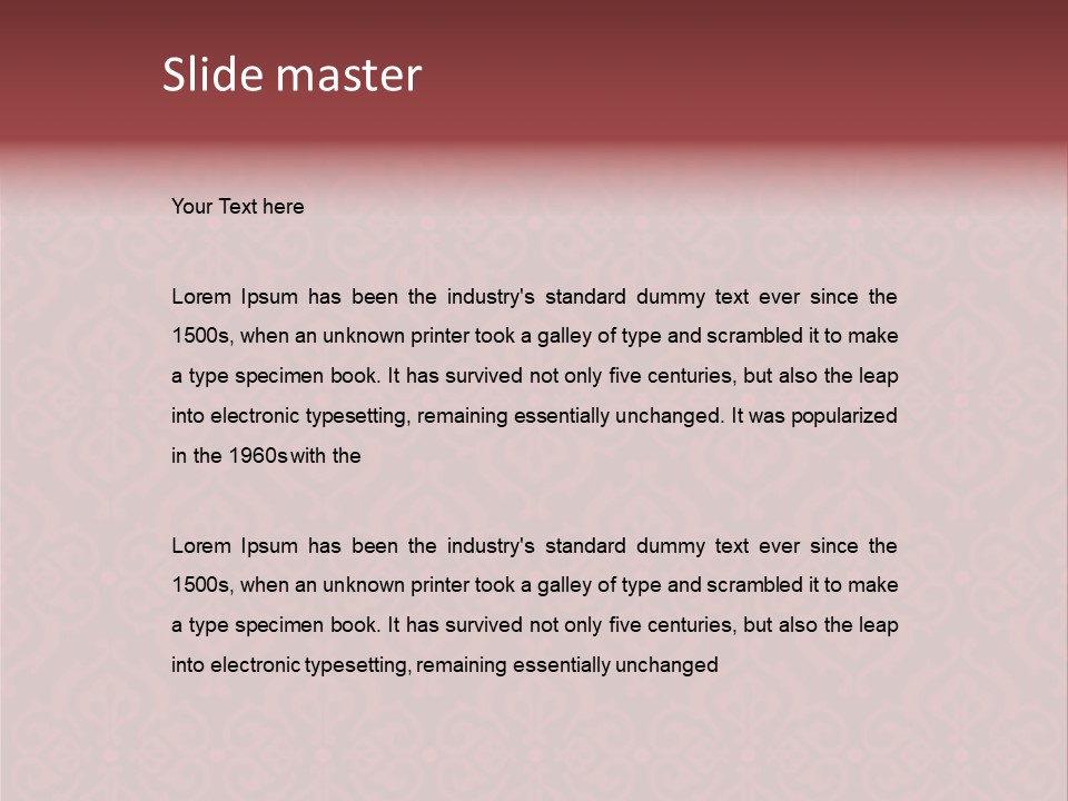 Style Seamless Islamic PowerPoint Template