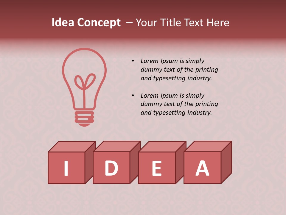 Style Seamless Islamic PowerPoint Template