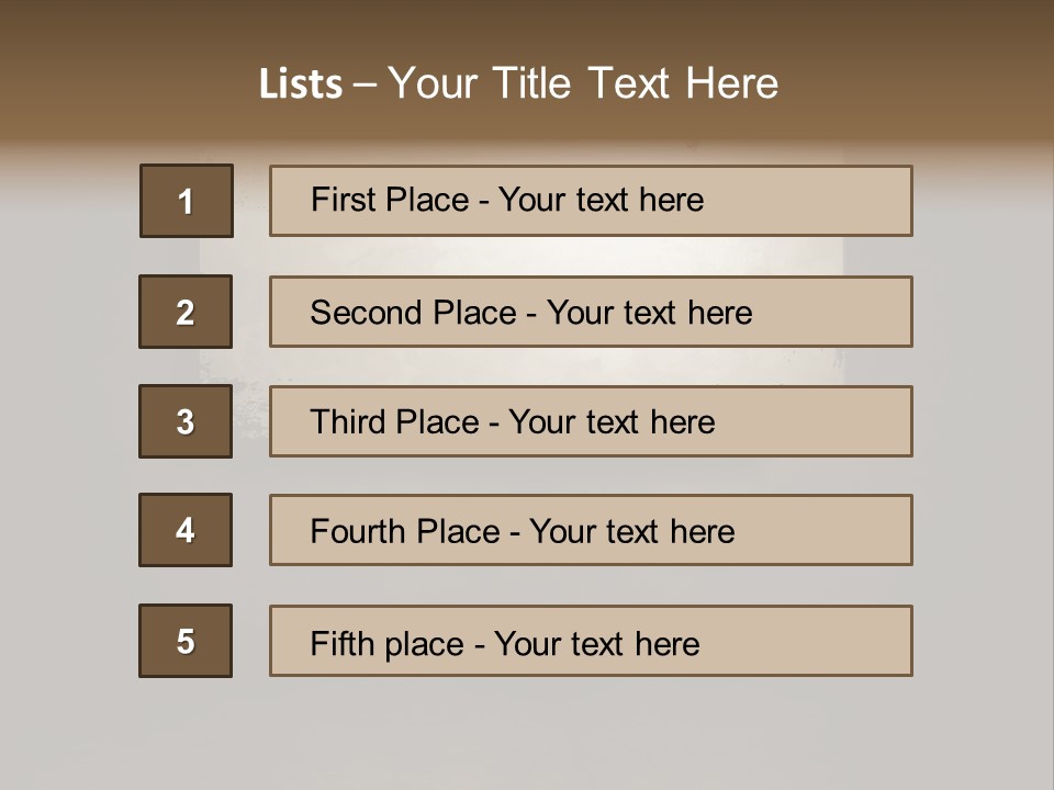 Sign Wallpaper Paint PowerPoint Template