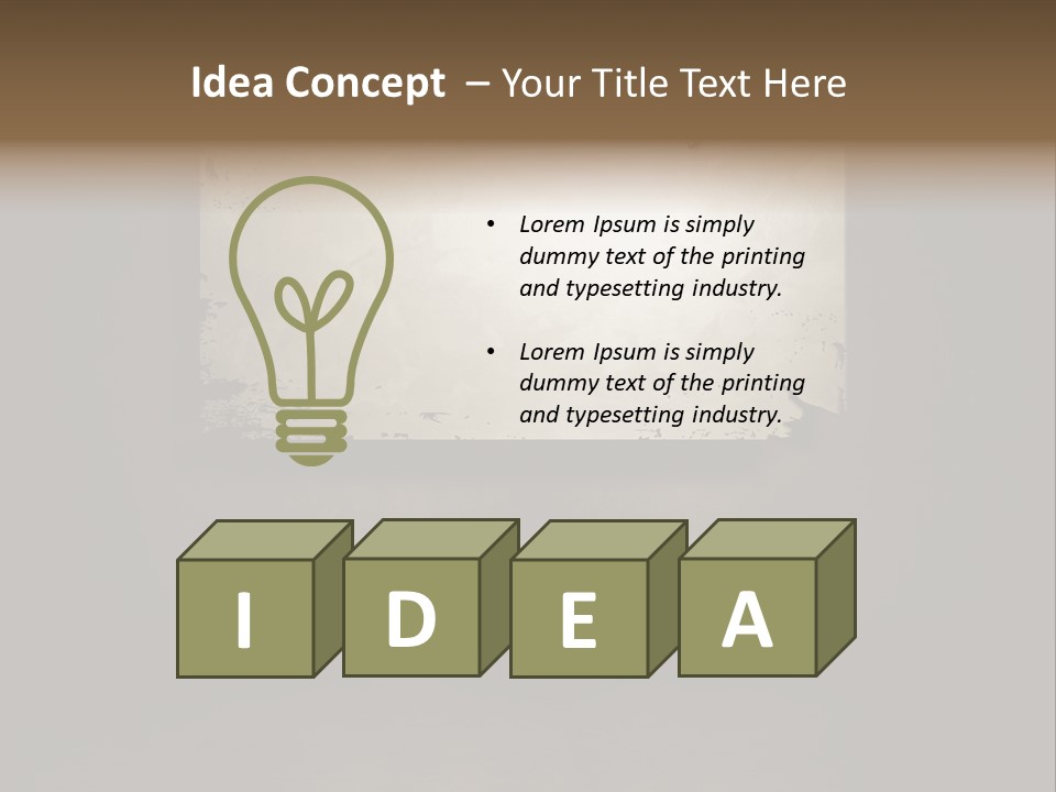 Sign Wallpaper Paint PowerPoint Template