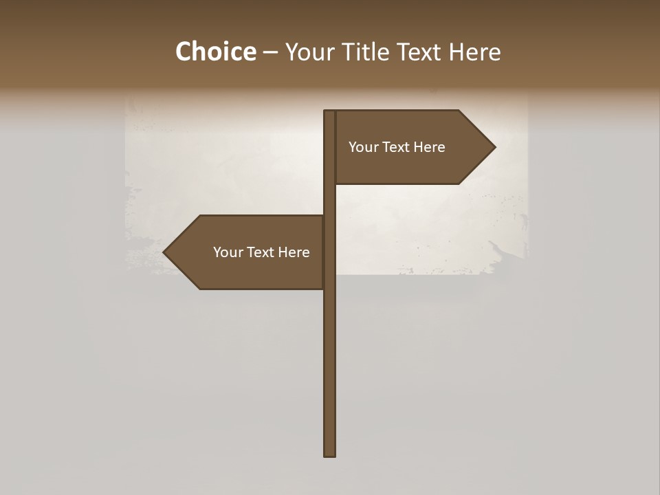 Sign Wallpaper Paint PowerPoint Template