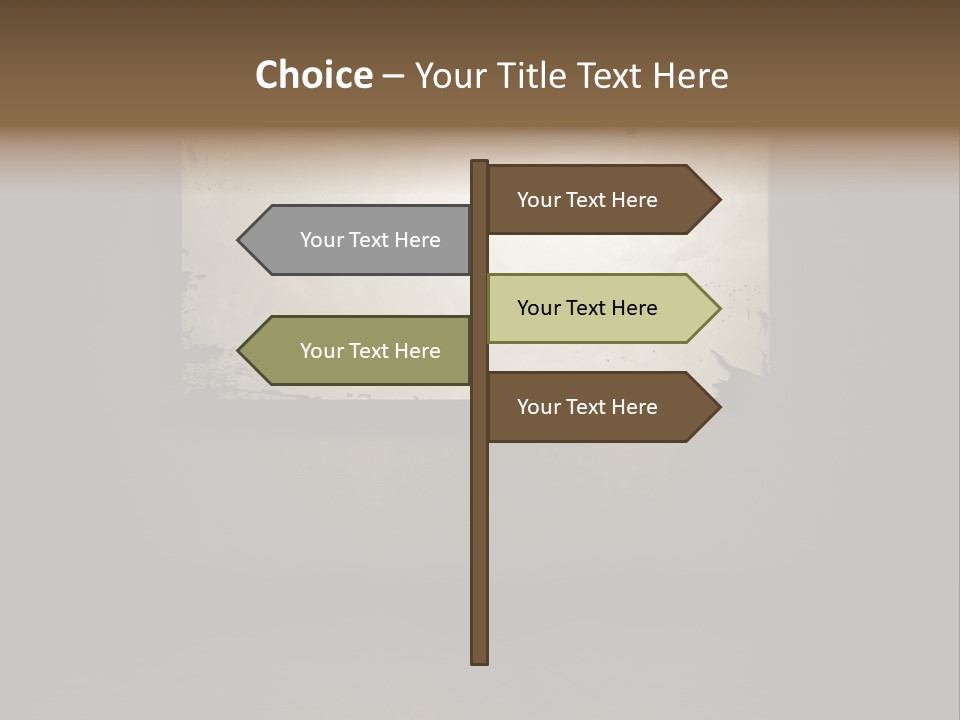 Sign Wallpaper Paint PowerPoint Template