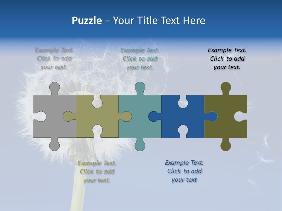 Sky Sunlight Seed PowerPoint Template