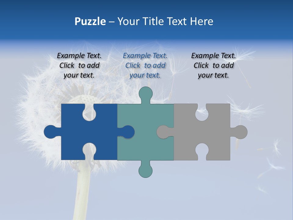 Sky Sunlight Seed PowerPoint Template