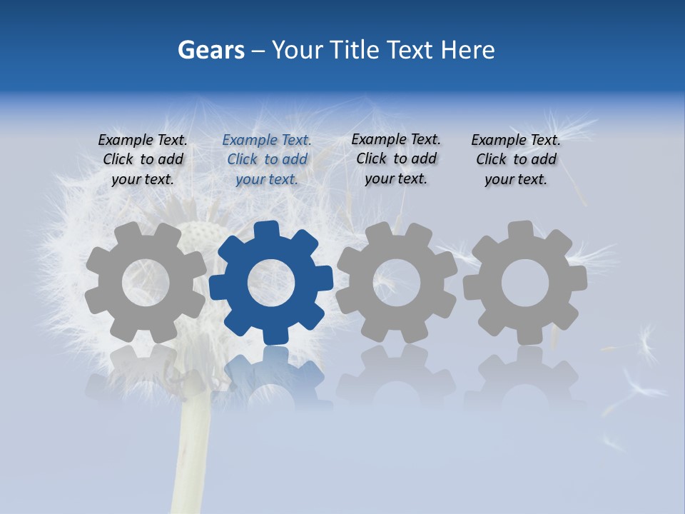 Sky Sunlight Seed PowerPoint Template