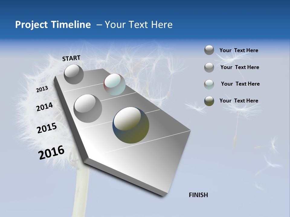 Sky Sunlight Seed PowerPoint Template