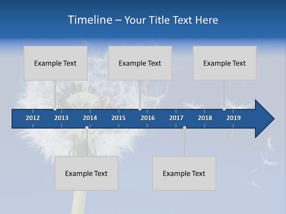 Sky Sunlight Seed PowerPoint Template