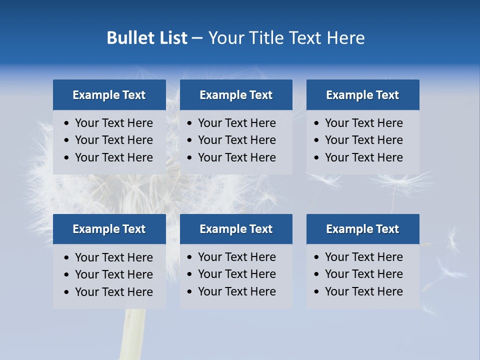 Sky Sunlight Seed PowerPoint Template