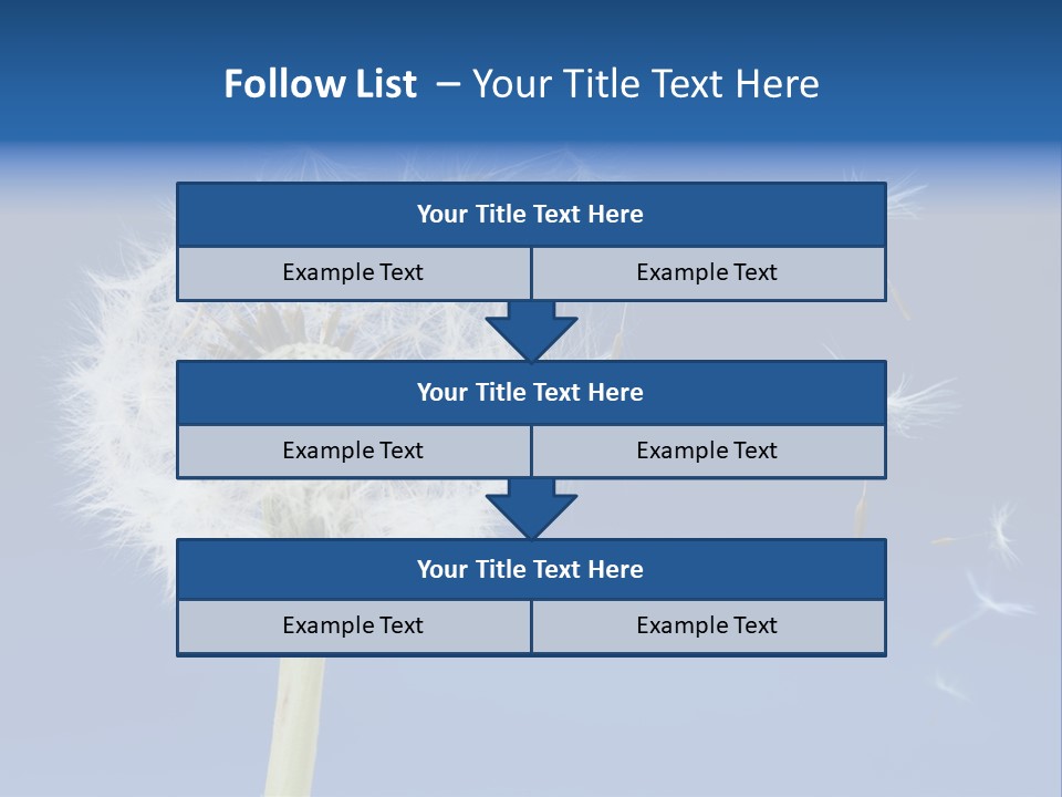 Sky Sunlight Seed PowerPoint Template