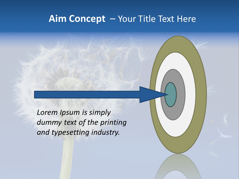 Sky Sunlight Seed PowerPoint Template