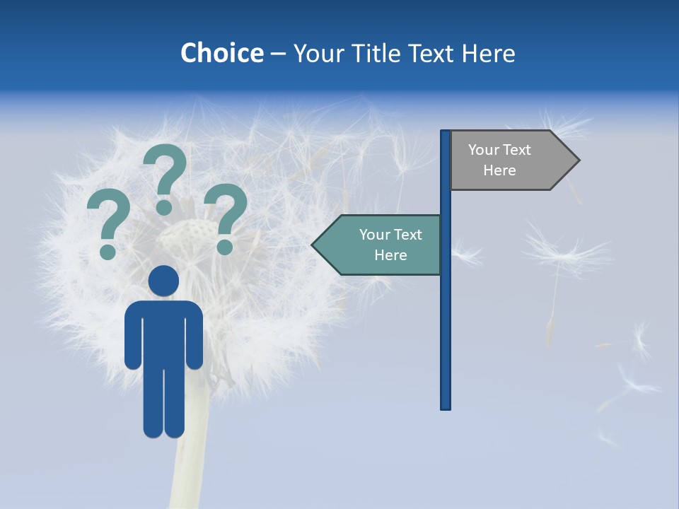 Sky Sunlight Seed PowerPoint Template