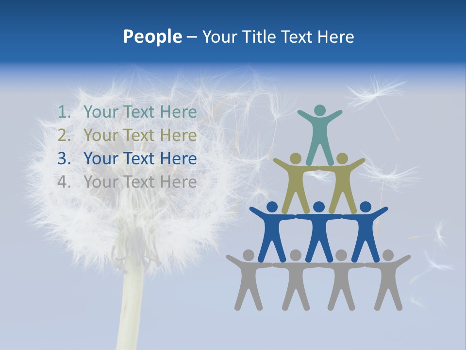 Sky Sunlight Seed PowerPoint Template