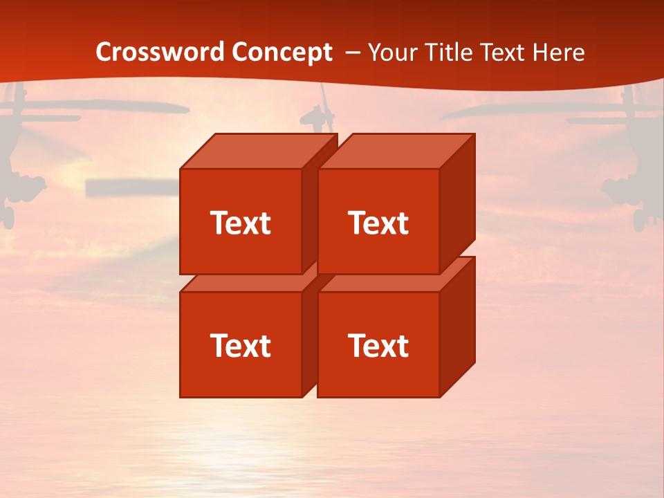 Pump Usa Sunset PowerPoint Template
