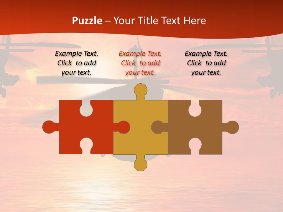 Pump Usa Sunset PowerPoint Template