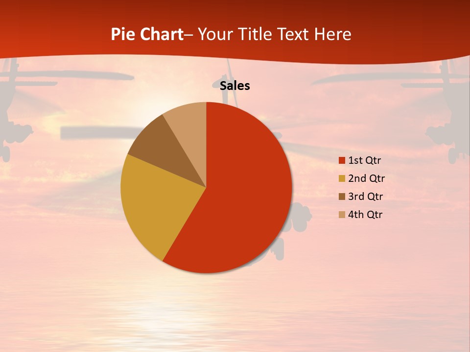 Pump Usa Sunset PowerPoint Template