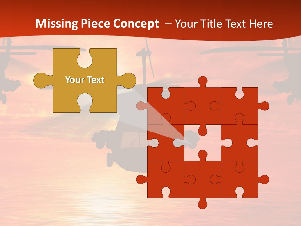 Pump Usa Sunset PowerPoint Template