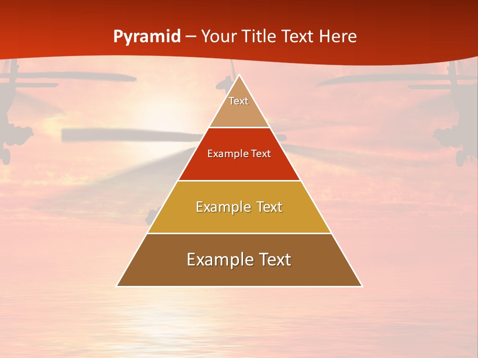 Pump Usa Sunset PowerPoint Template