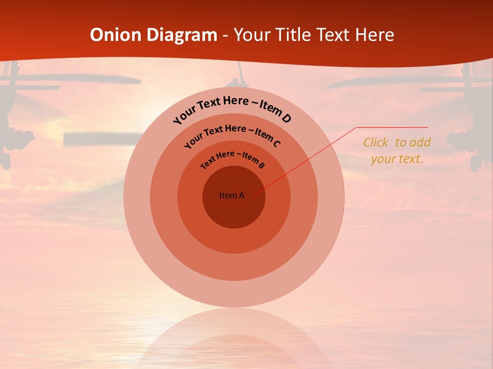 Pump Usa Sunset PowerPoint Template