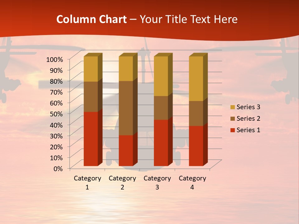 Pump Usa Sunset PowerPoint Template