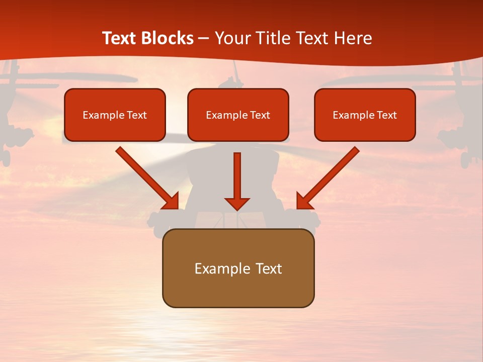 Pump Usa Sunset PowerPoint Template