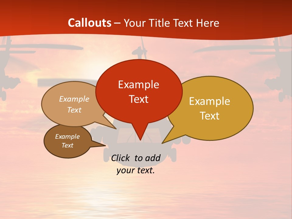 Pump Usa Sunset PowerPoint Template