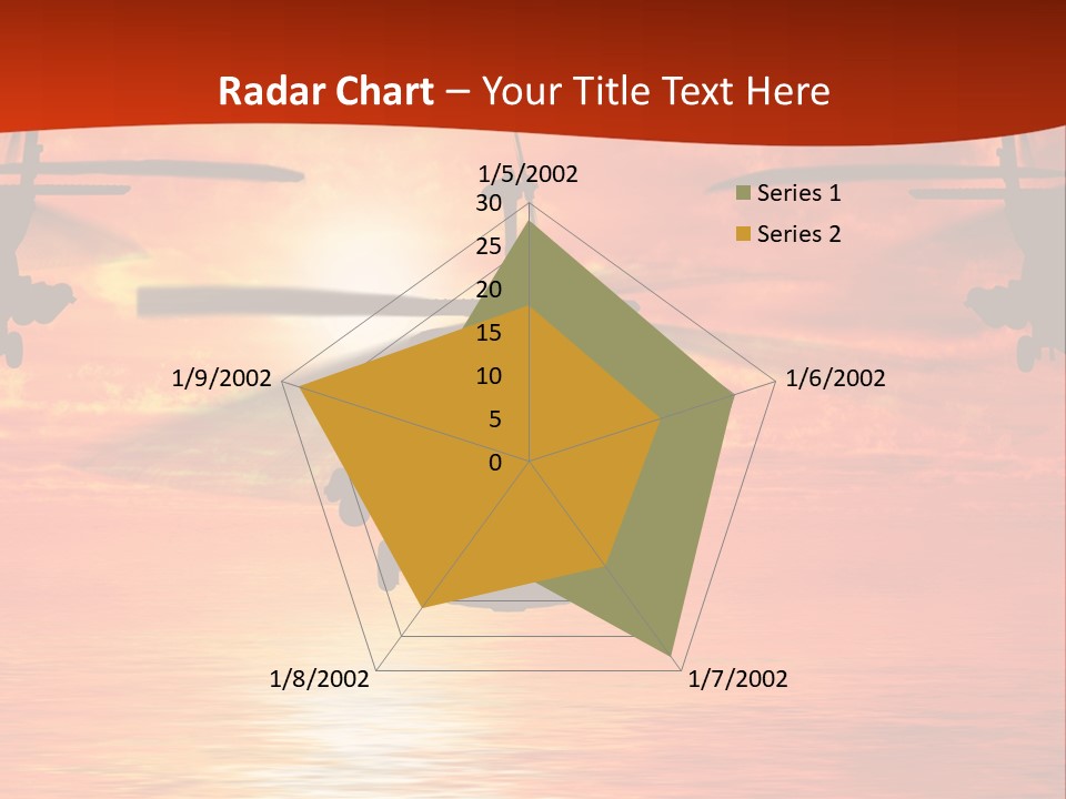 Pump Usa Sunset PowerPoint Template