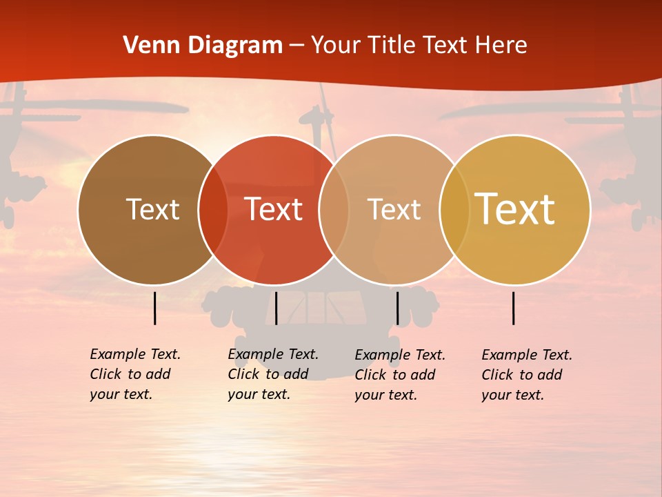 Pump Usa Sunset PowerPoint Template