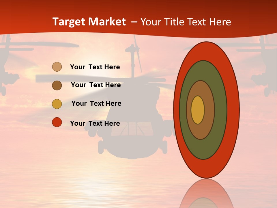 Pump Usa Sunset PowerPoint Template