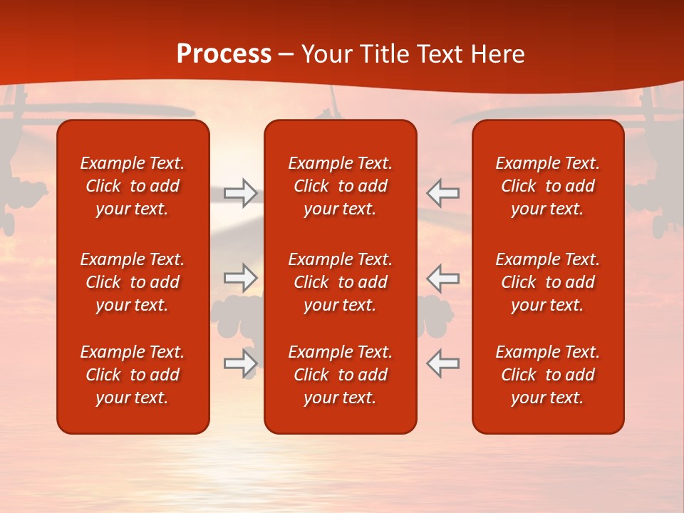 Pump Usa Sunset PowerPoint Template