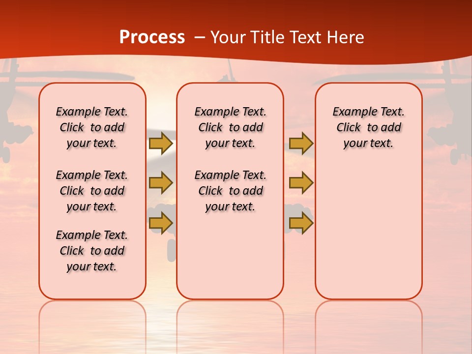 Pump Usa Sunset PowerPoint Template