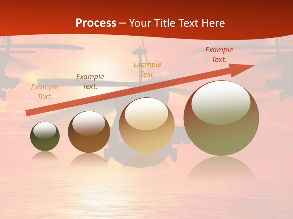 Pump Usa Sunset PowerPoint Template