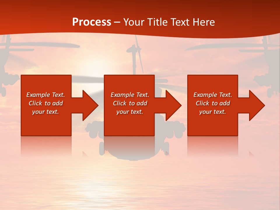 Pump Usa Sunset PowerPoint Template