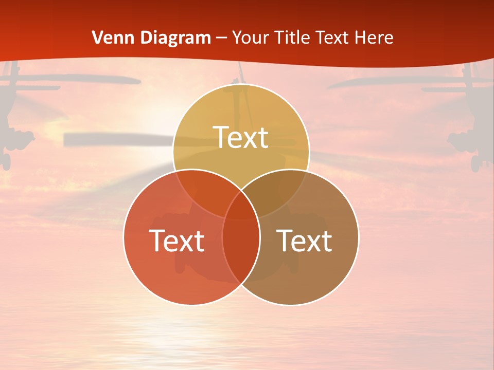 Pump Usa Sunset PowerPoint Template