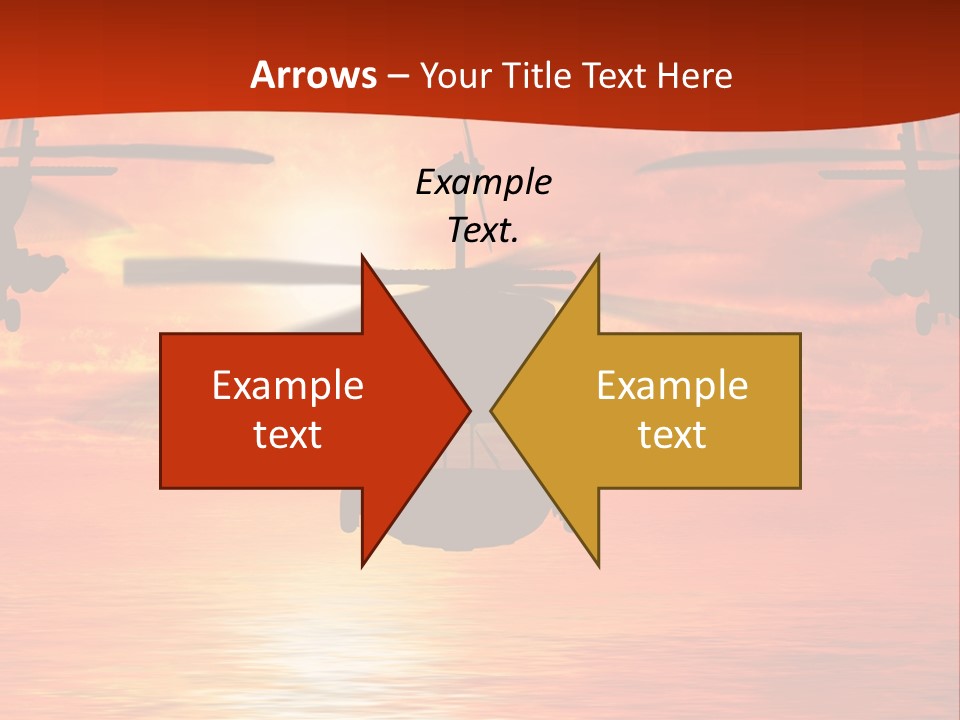 Pump Usa Sunset PowerPoint Template