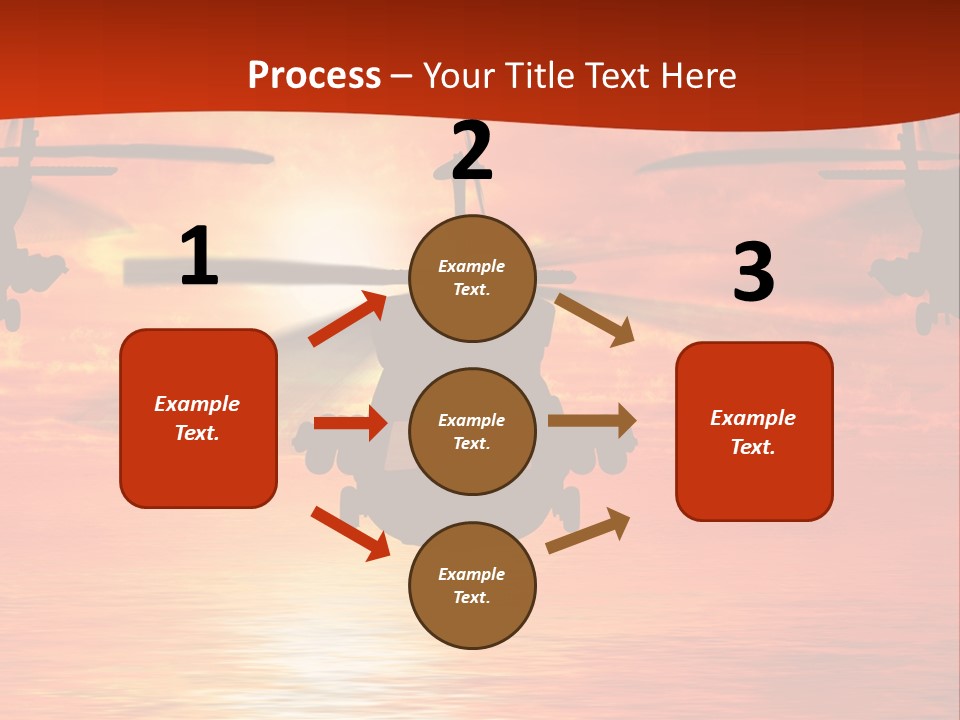 Pump Usa Sunset PowerPoint Template