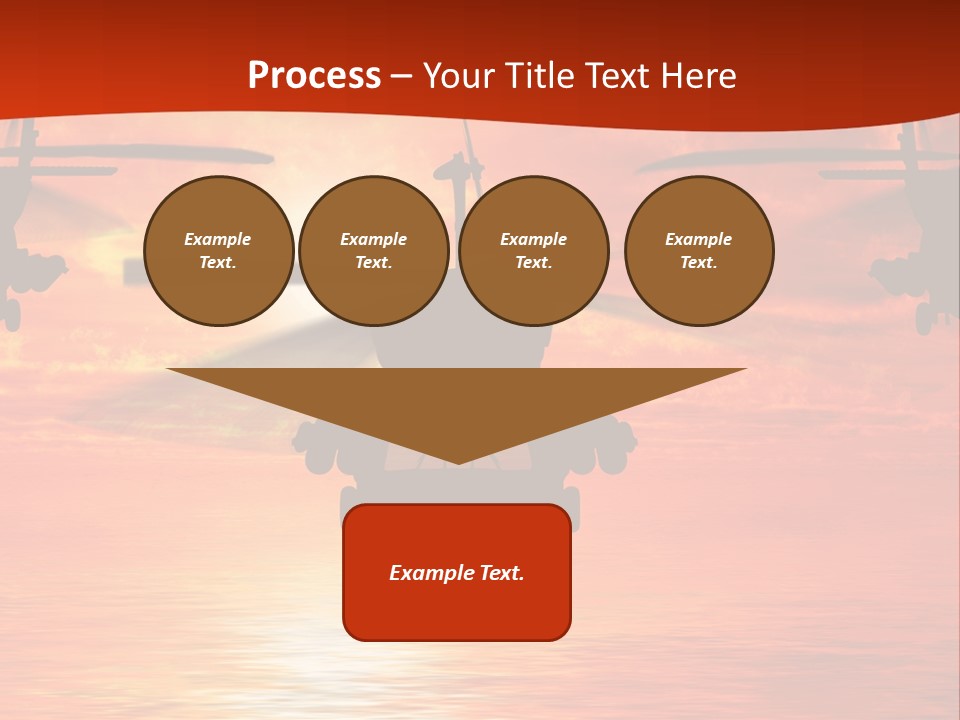 Pump Usa Sunset PowerPoint Template