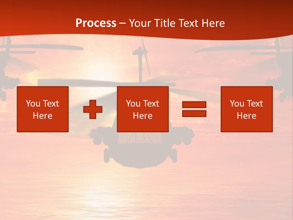 Pump Usa Sunset PowerPoint Template