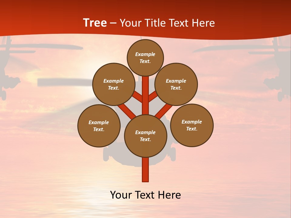 Pump Usa Sunset PowerPoint Template