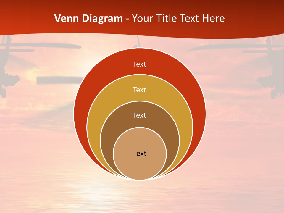 Pump Usa Sunset PowerPoint Template